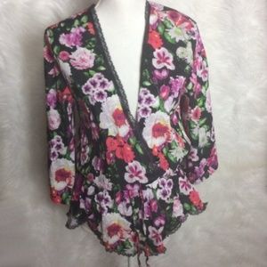 Betsey Johnson NWT Sexy PJ Romper Size M